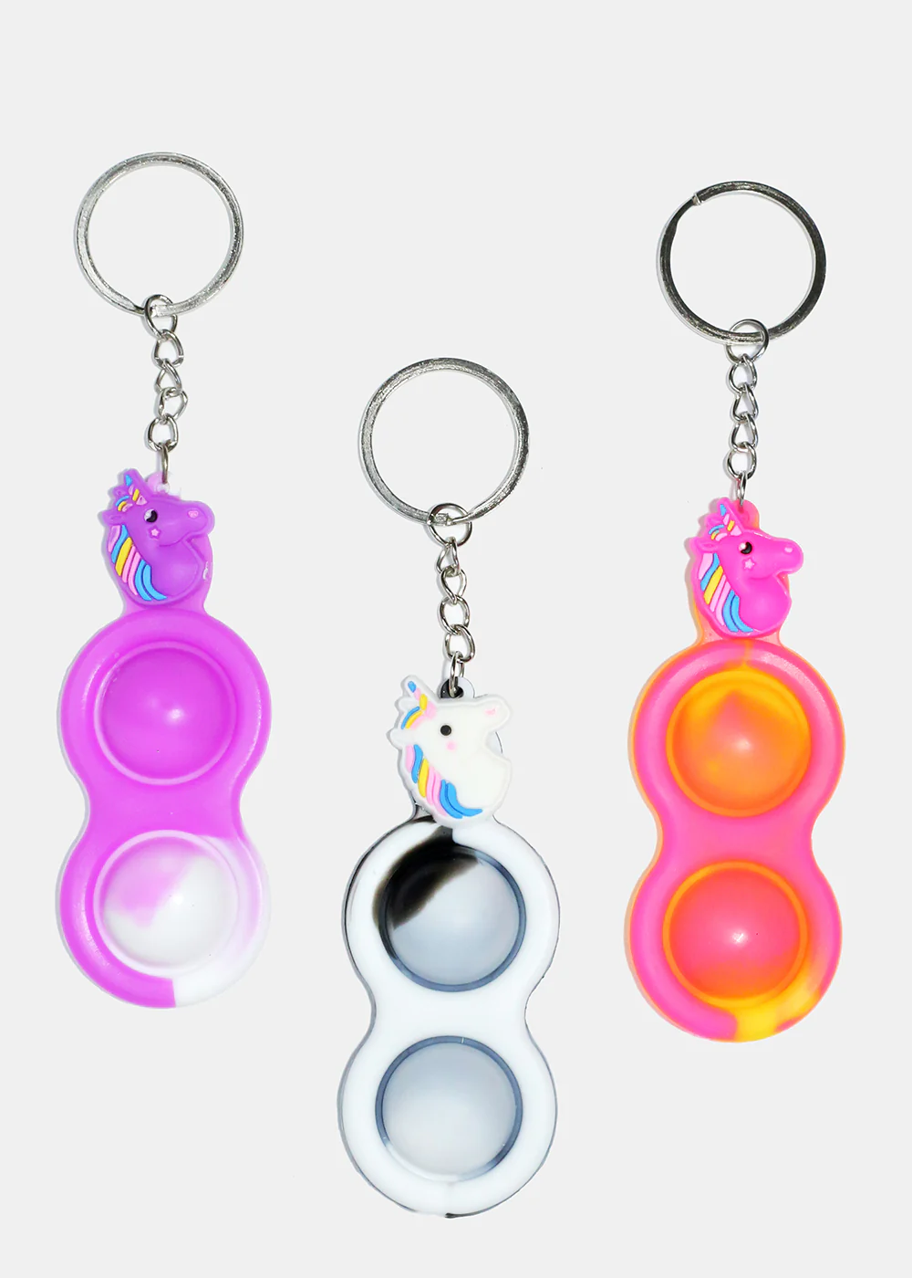 Unicorn Push Pop Keychain Fidget