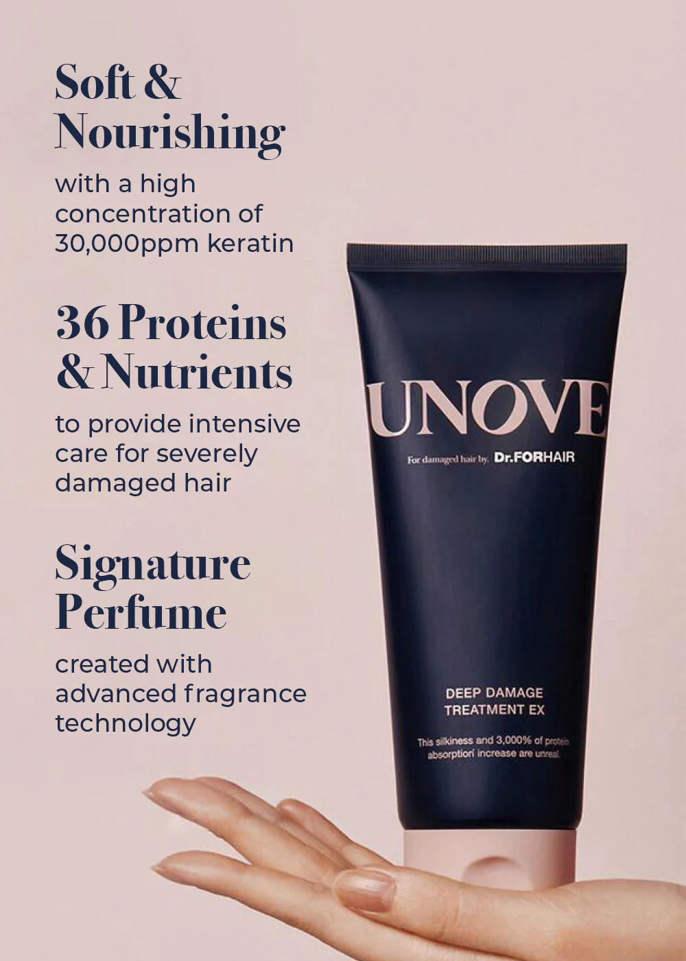 UNOVE Deep Damage Treatment EX 207ml - Image 2