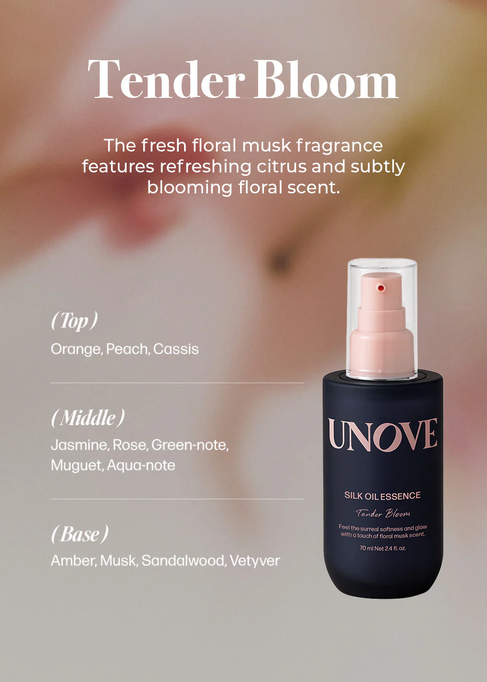 UNOVE Silk Oil Essence 70ml - Image 6