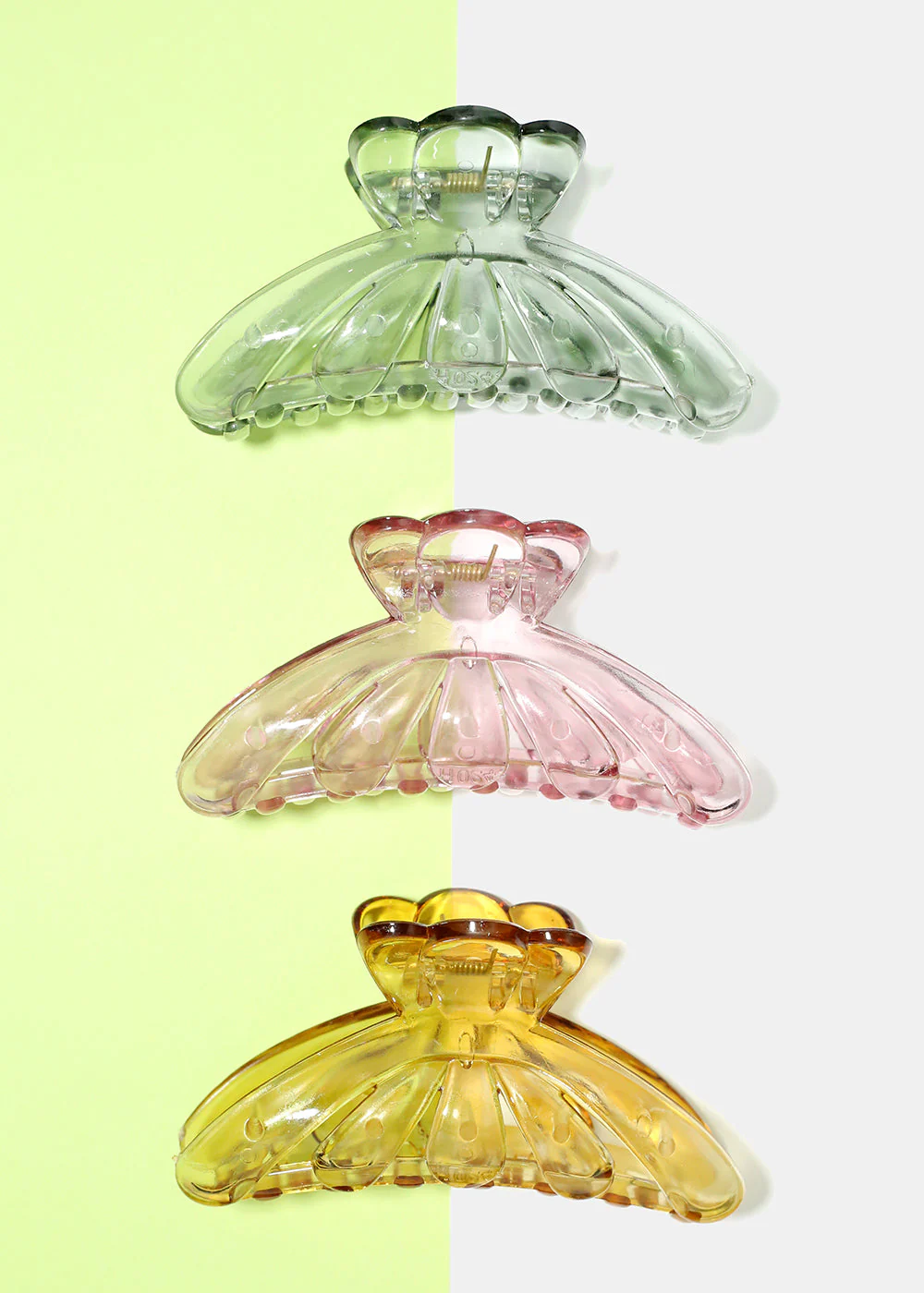 Vintage Transparent Jaw Clip