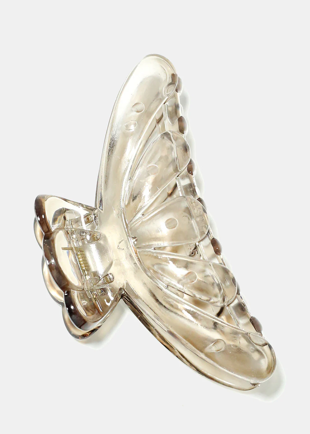 Vintage Transparent Jaw Clip - Image 2