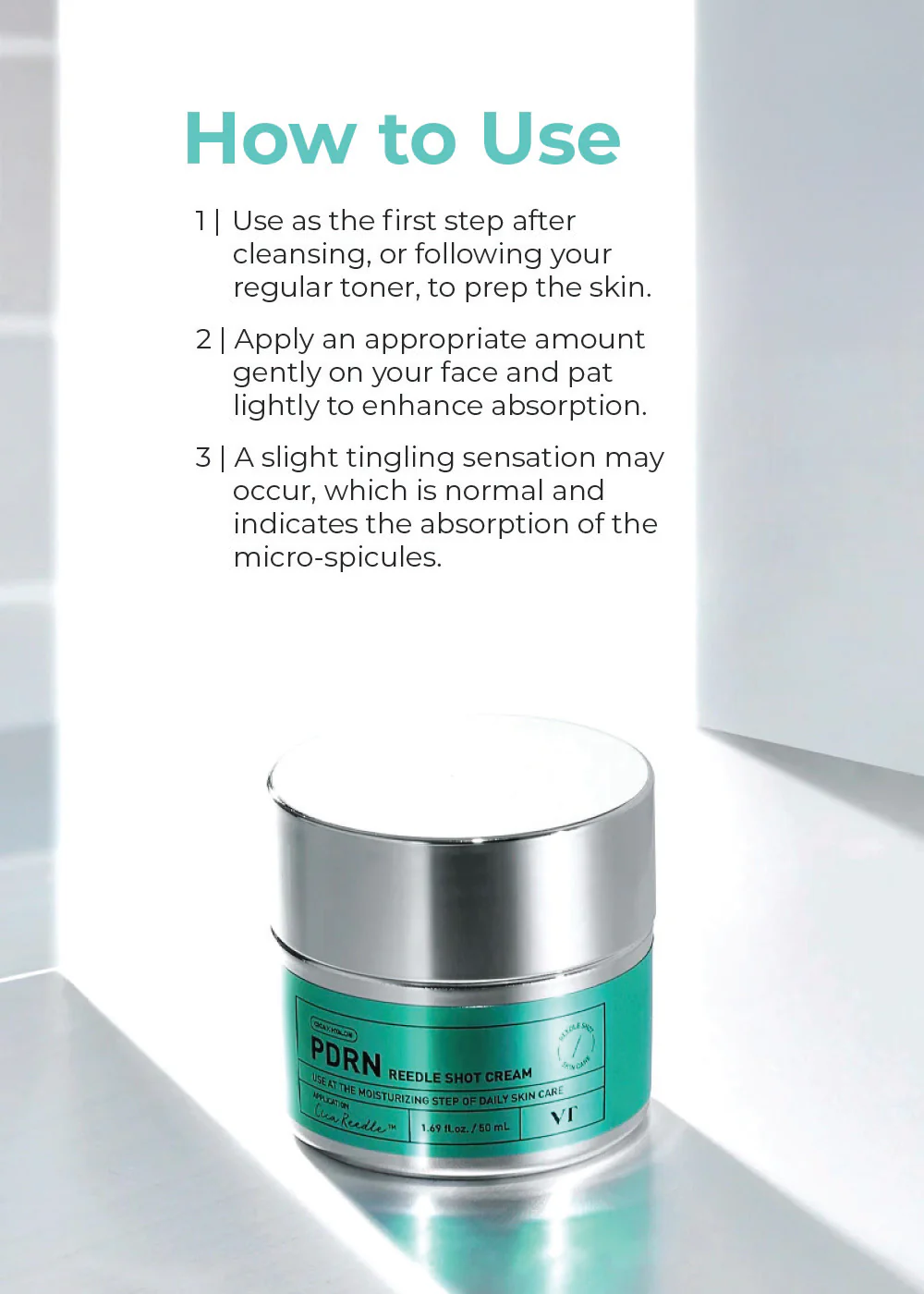VT PDRN Reedle Shot Cream 50ml - Image 6