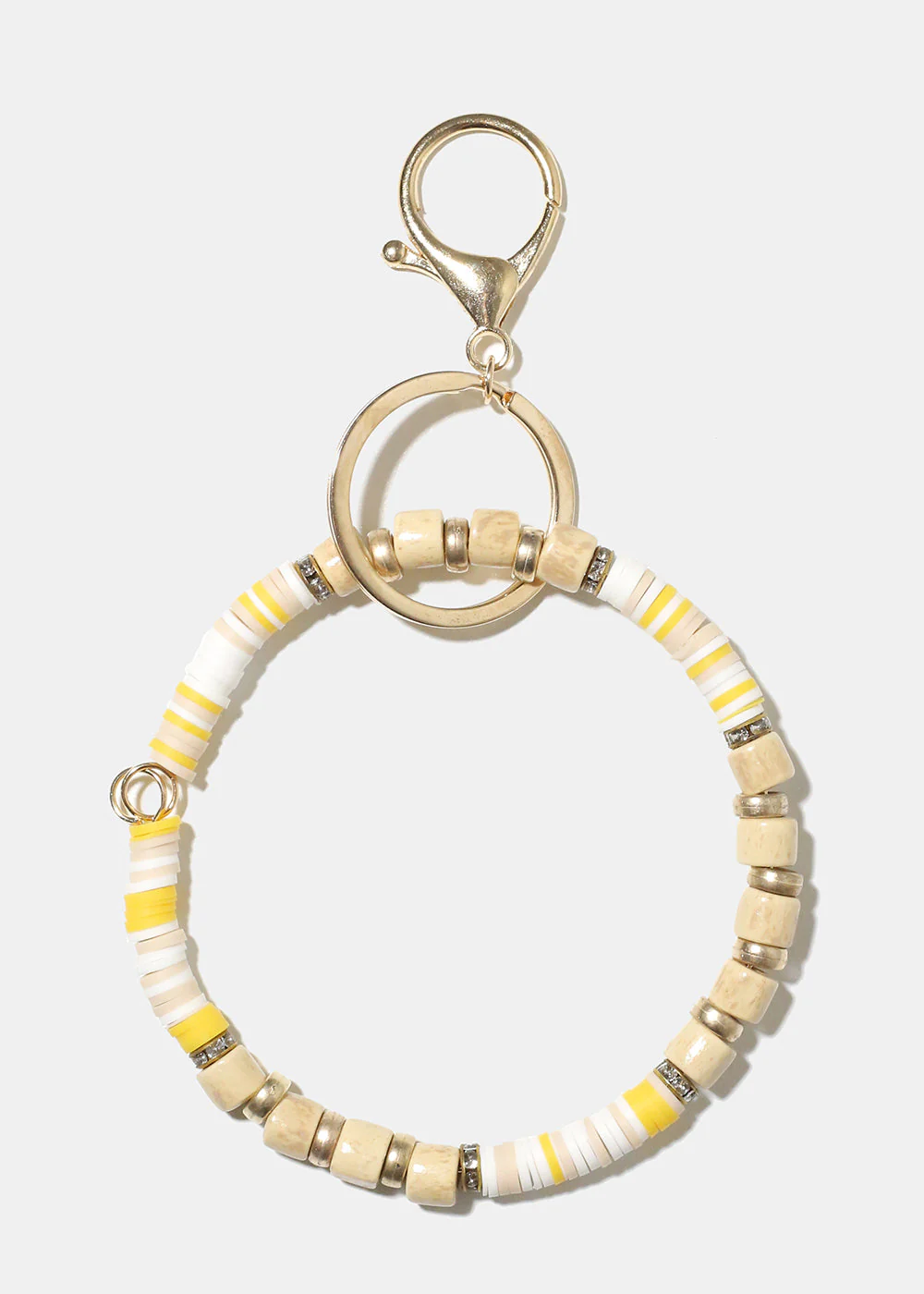 Wooden Bead Keychain Bracelet - Image 3