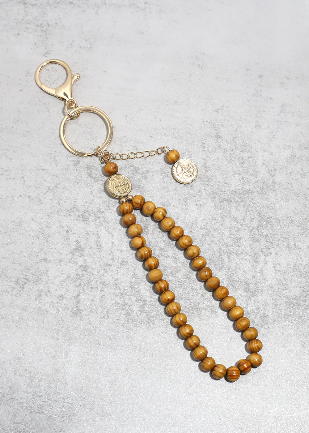 Wooden Rosary Keychain - Image 2